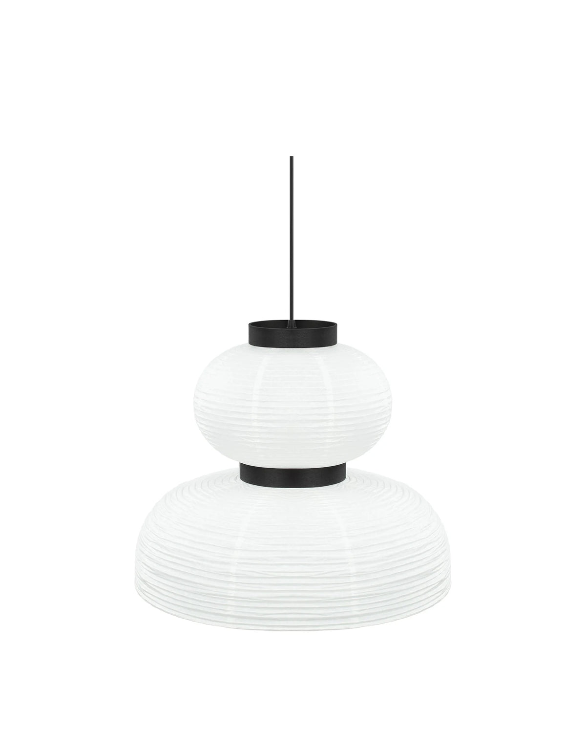 Akio bell™ paper pendant light | cloche - lighting formakami jh4 pendant-inspired | madorne