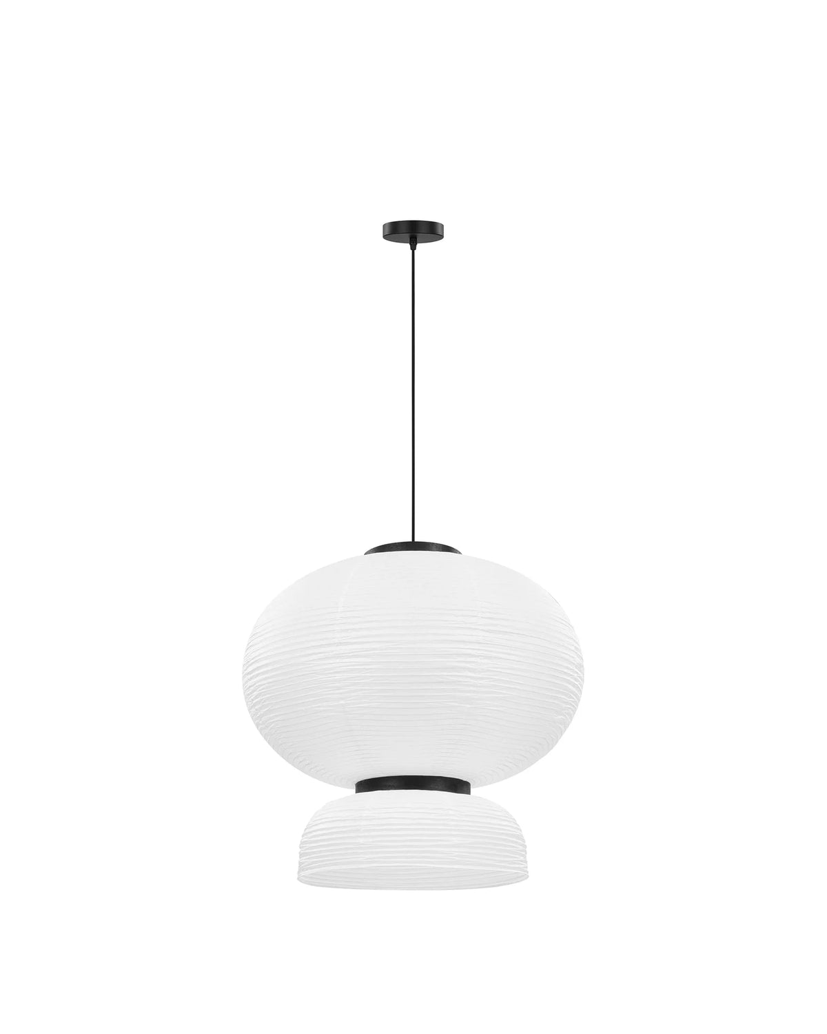 Akio orb™ paper pendant light | sphere - lighting formakami jh5 pendant-inspired | madorne