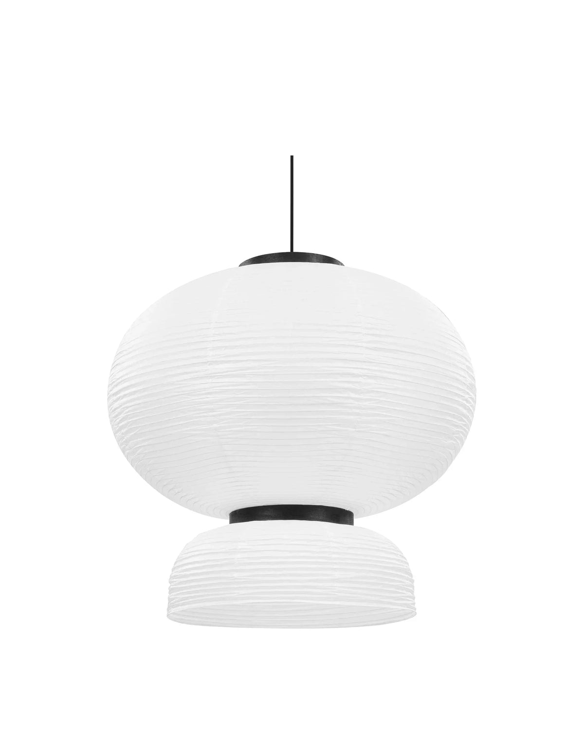 Akio orb™ paper pendant light | sphere - lighting formakami jh5 pendant-inspired | madorne