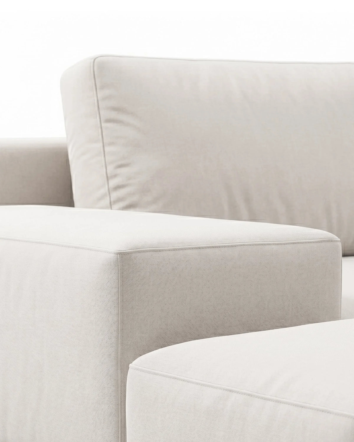 Alessa™ module left arm chaise - modules alessa | modular sofa element | madorne