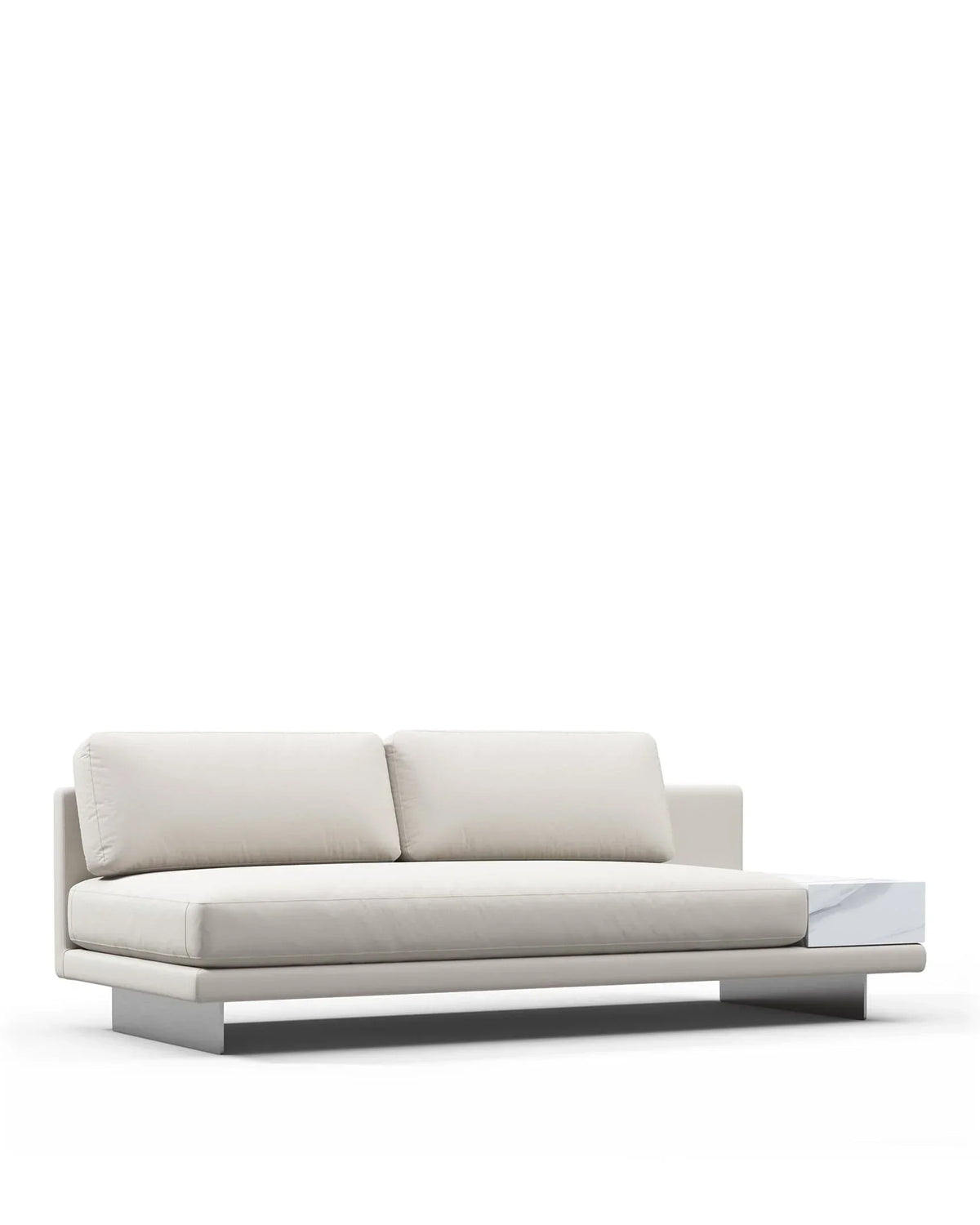 Alessa™ outdoor module armless two seater right - modules alessa | designer mo...