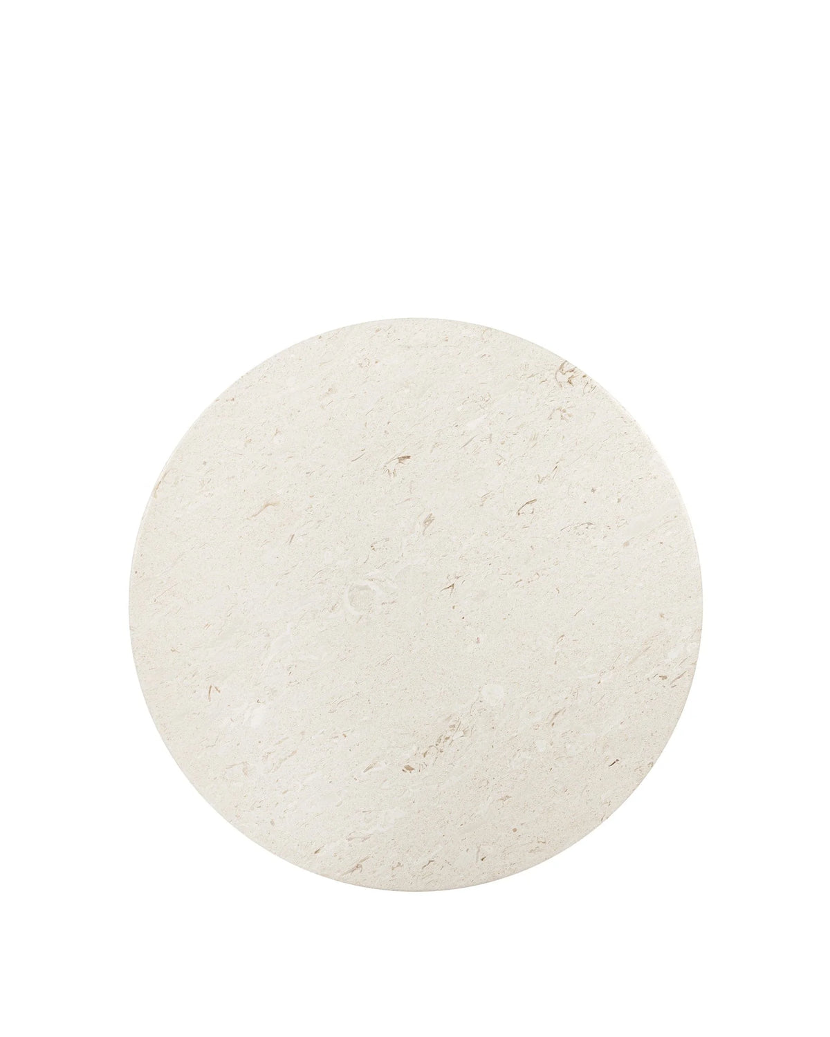 Ansa™ round dining table 47in | natural polished limestone - tables ansa | madorne