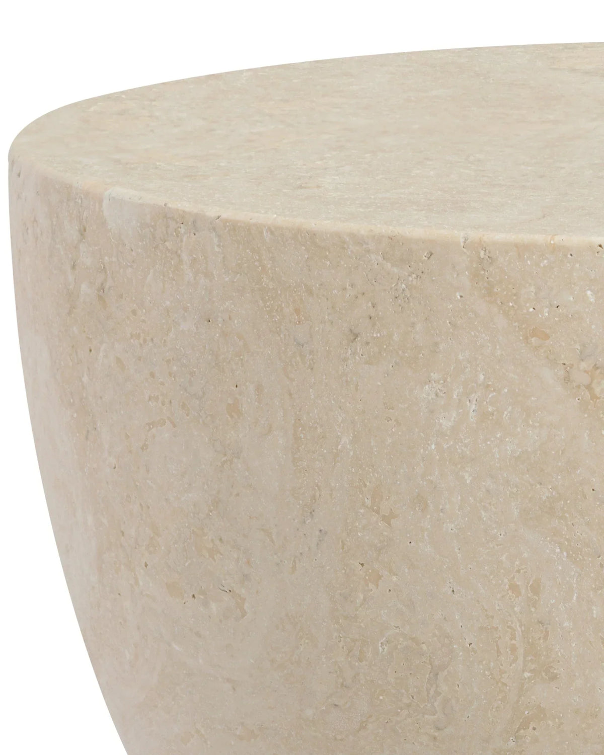 Apolla™ side table | honed italian travertine - tables apolla | modern | madorne