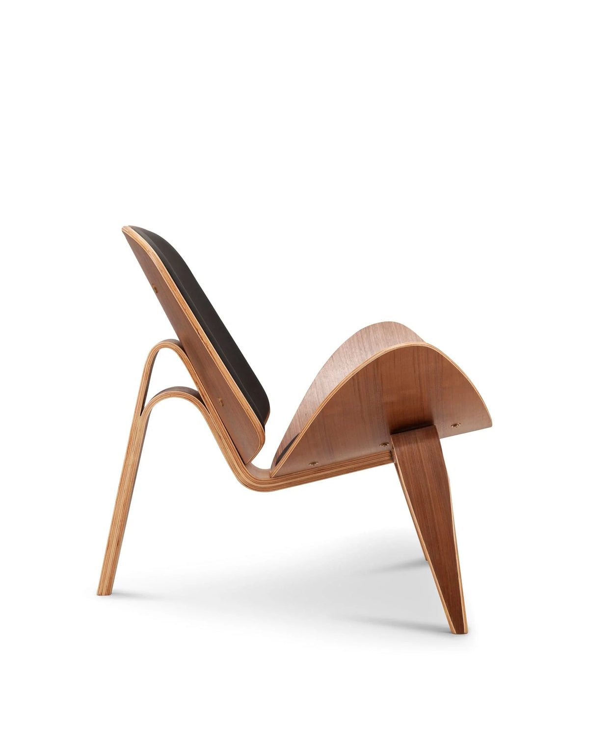 Arc 07™ shell lounge chair | walnut leather - chairs 07 | madorne