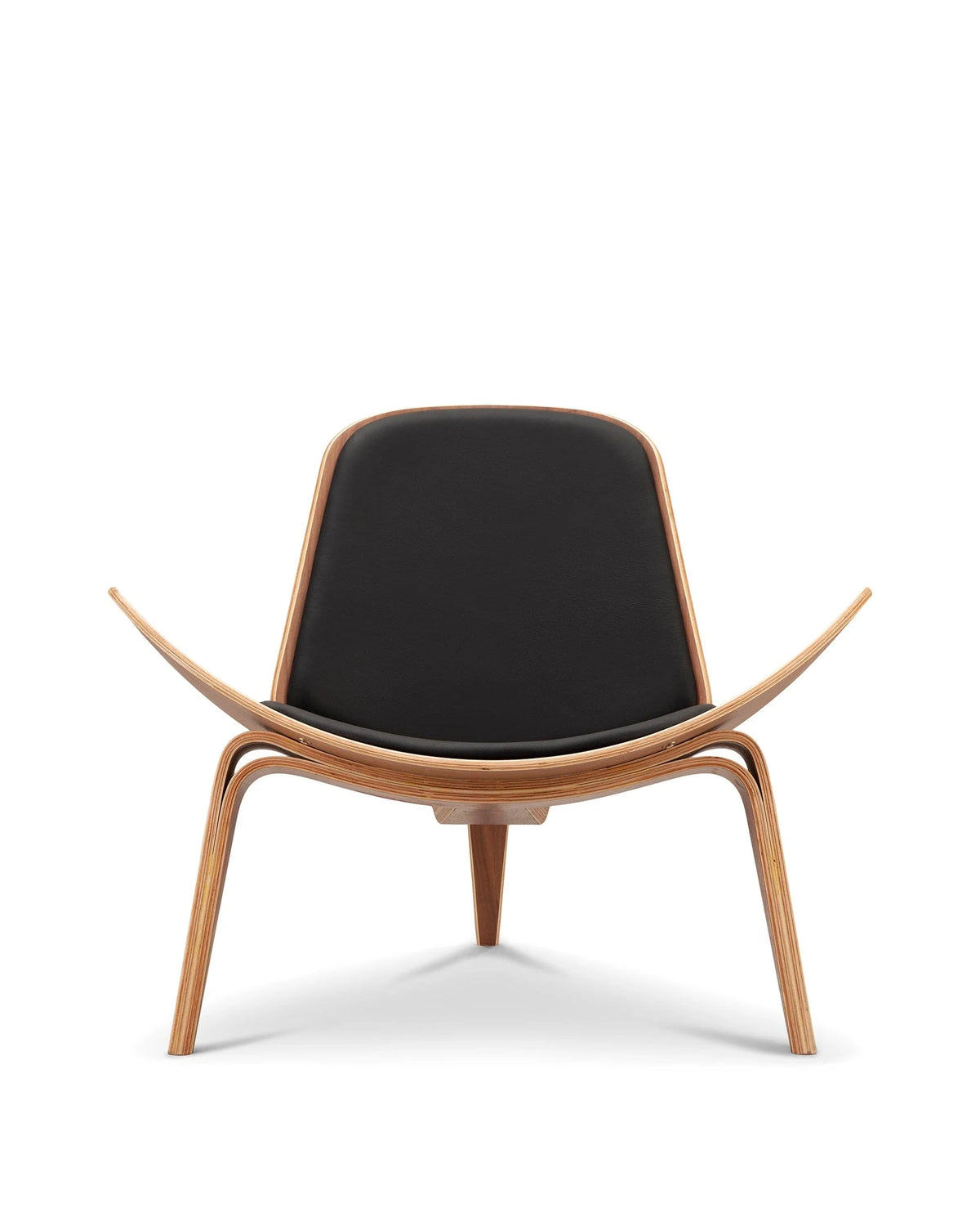 Arc 07™ shell lounge chair | walnut leather - chairs 07 | madorne