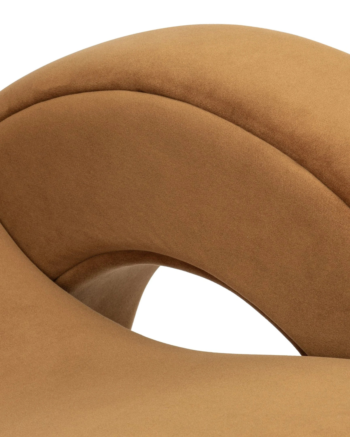 Arcata wrap™ lounge chair | caramel velvet - chairs wrap | madorne