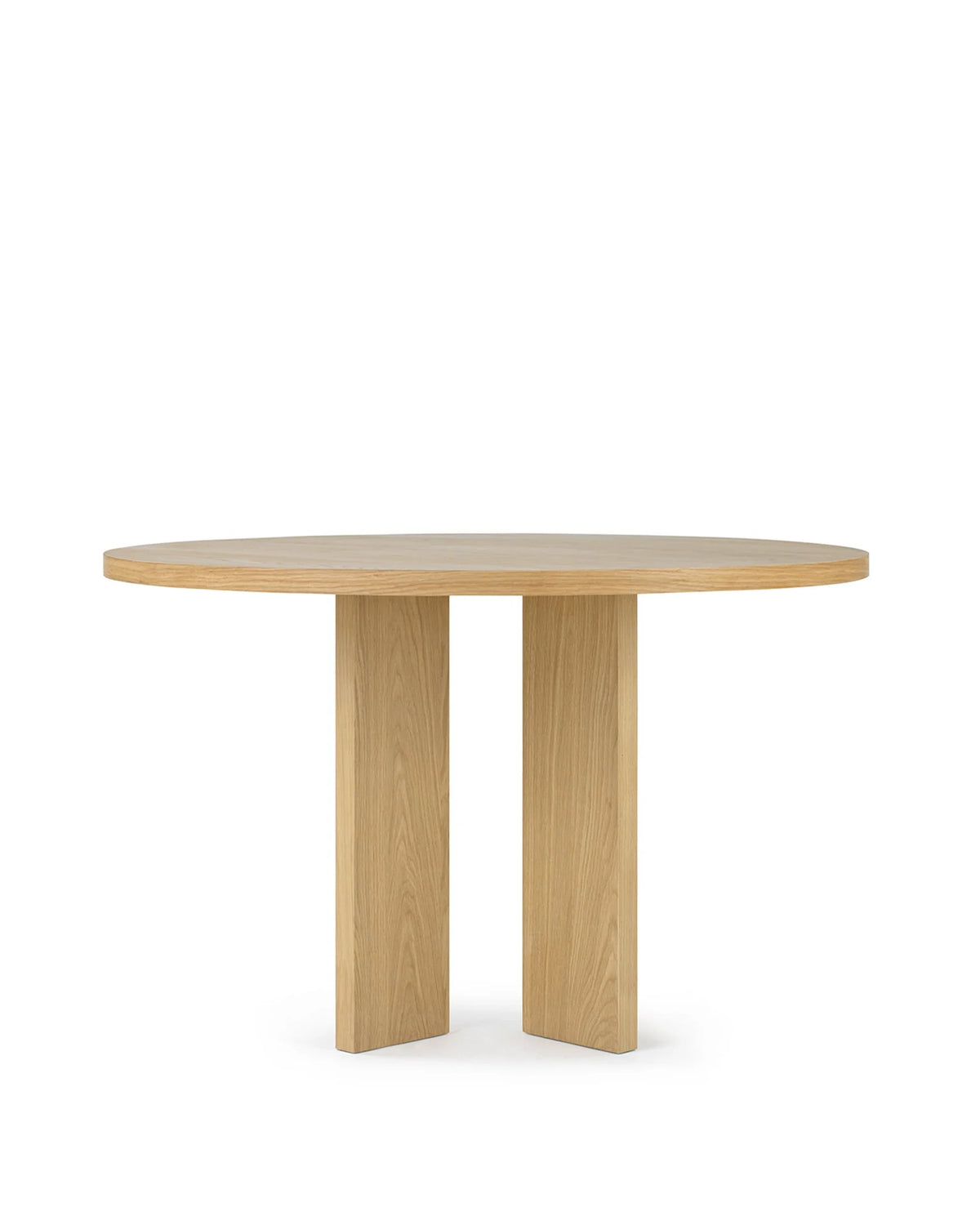 Arla™ round dining table | oak wood veneer top - tables arla | madorne