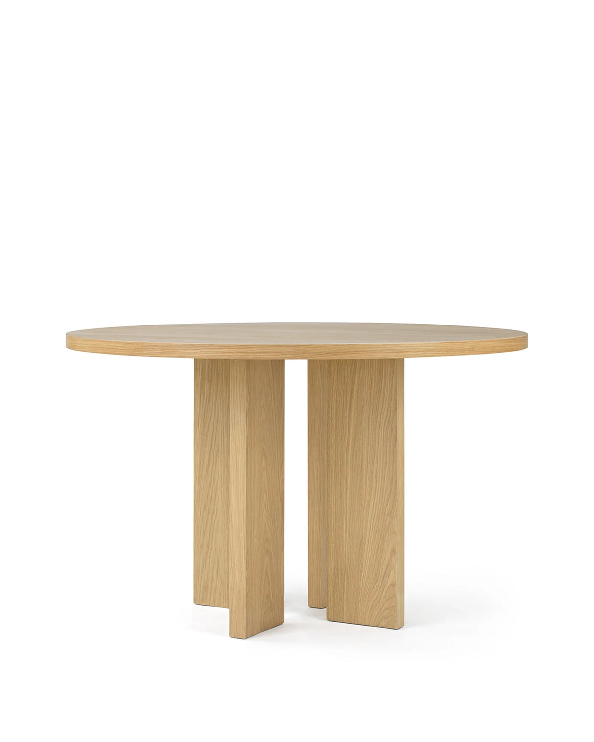 Arla™ round dining table | oak wood veneer top - tables arla | madorne