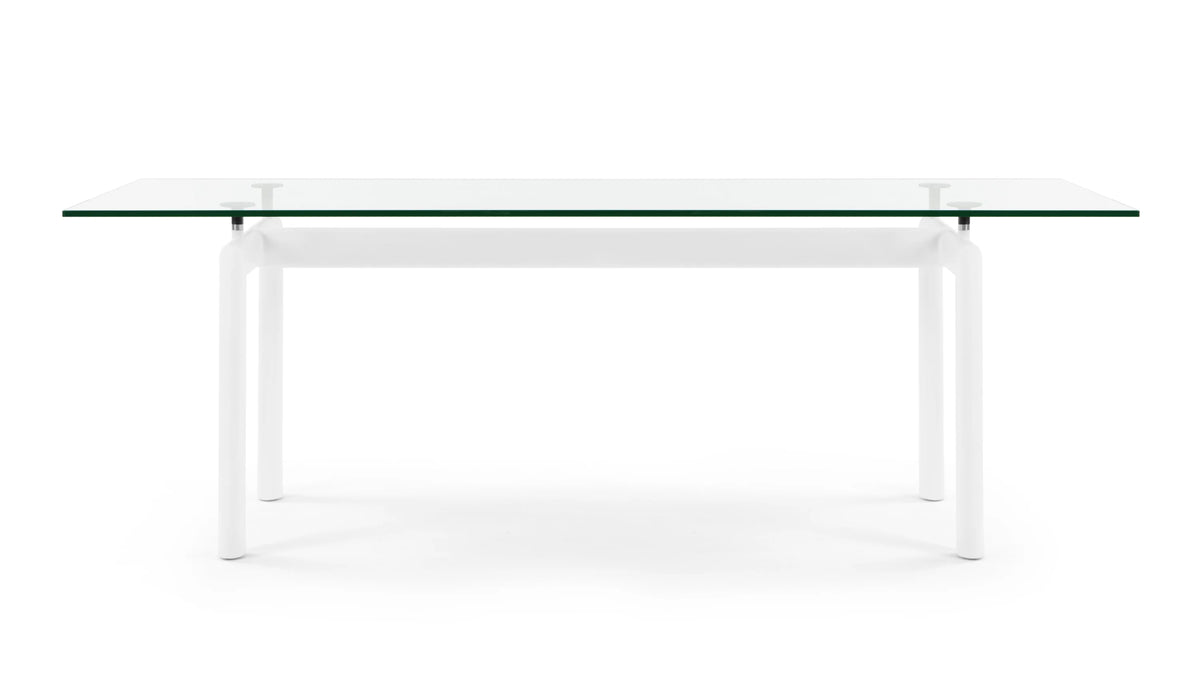 Atelier 28™ dining table | tubular steel base - white - tables 28 | designer | madorne