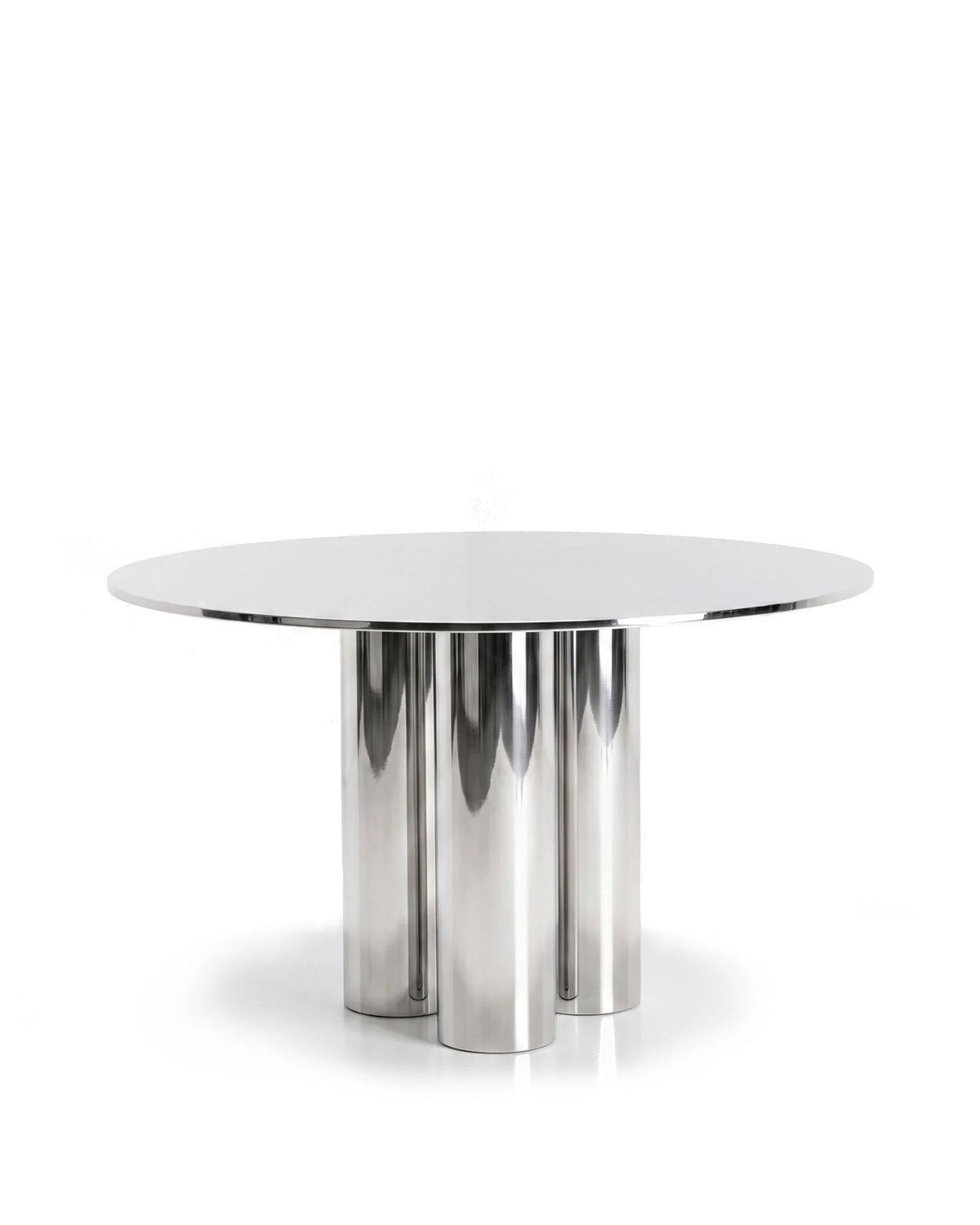 Aula 47™ dining table | brushed steel - tables 47 | madorne