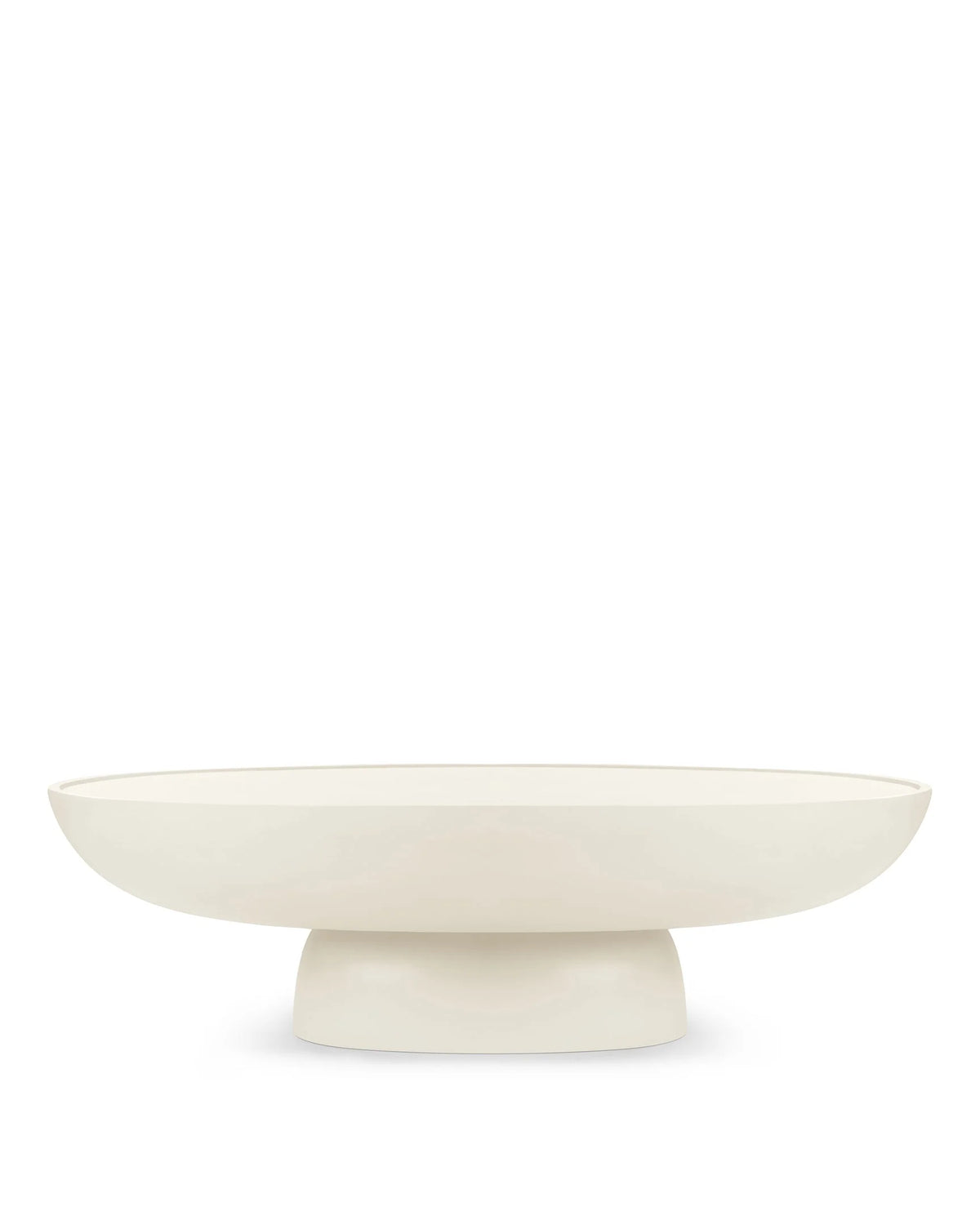 Auralis™ coffee table | gloss pedestal - alabaster - tables auralis | designer | madorne