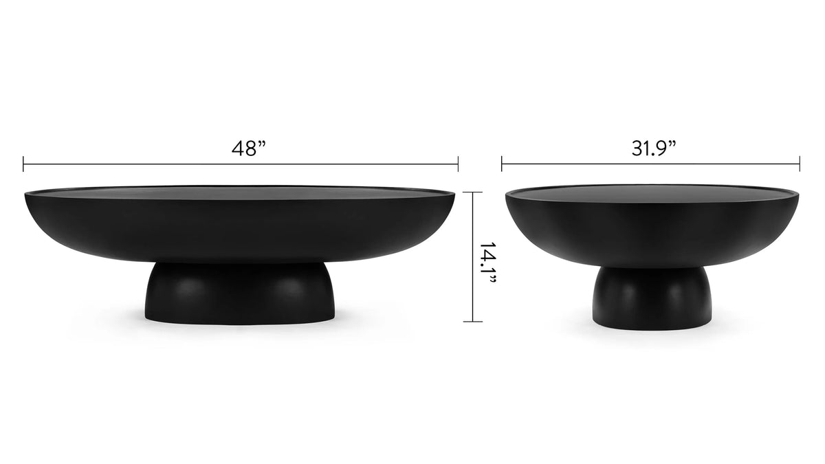 Auralis outdoor™ coffee table | lightweight concrete - outdoor tables | madorne