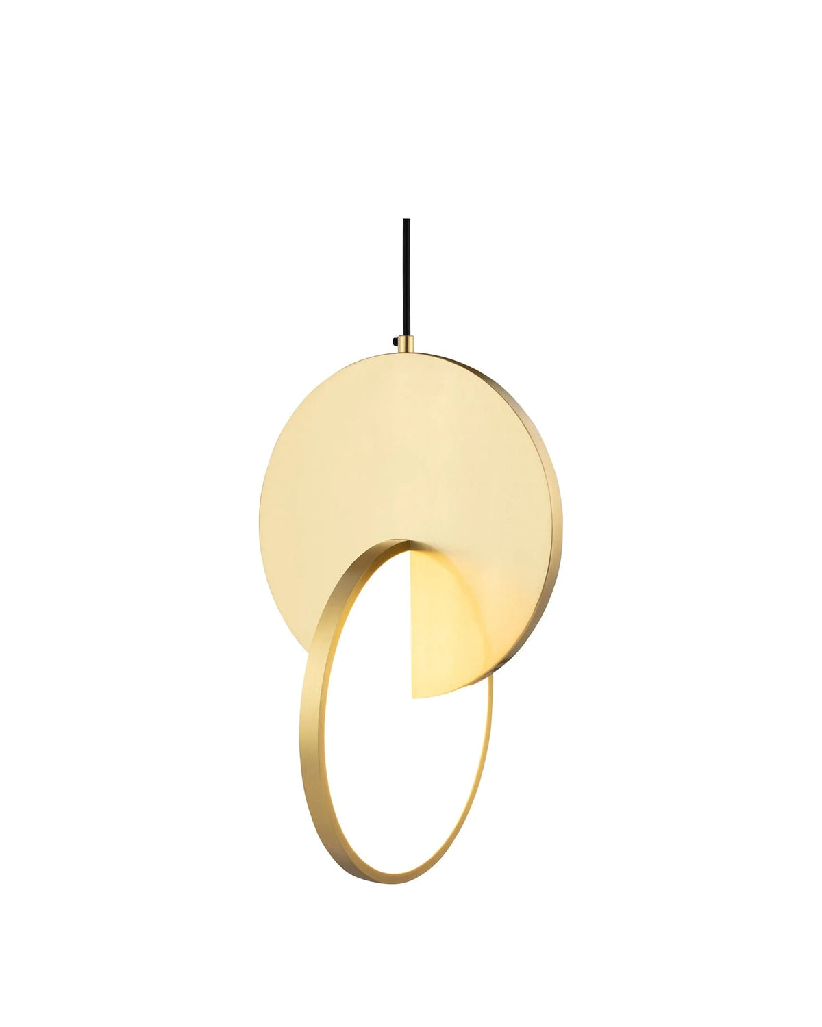 Aurelia disc™ pendant | chrome or gold - lighting eclipse pendant-inspired | madorne