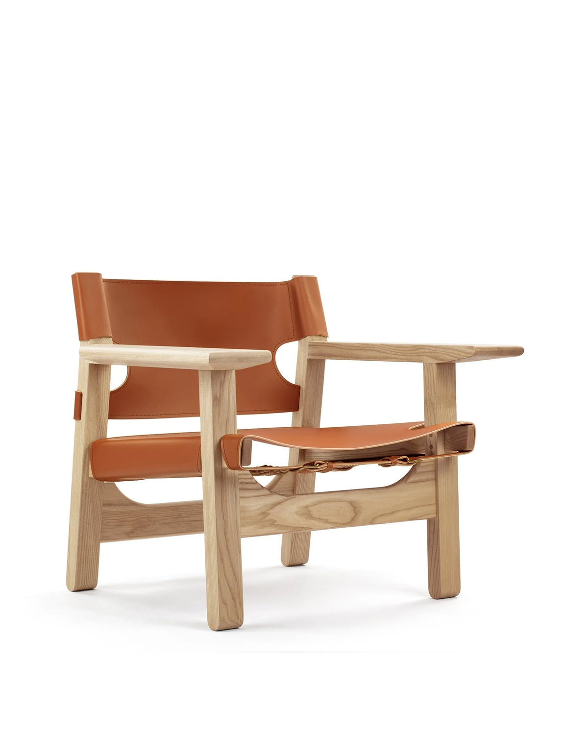 Axela 58™ lounge chair | whiskey brown vegan leather - chairs 58 inspired by the spanish | madorne