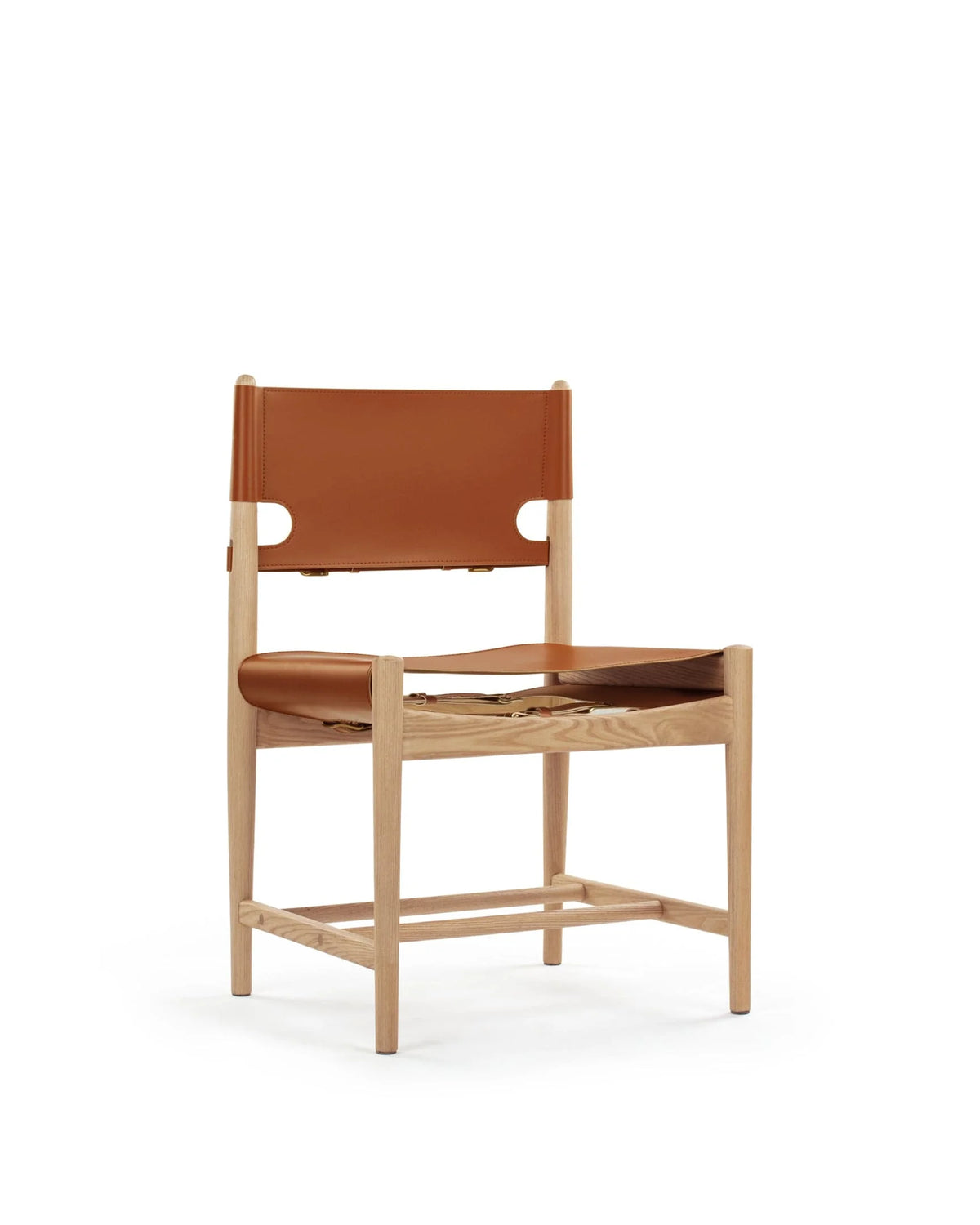 Axen™ side chair | walnut-stained ash - dining chairs axen inspired by spanish | madorne
