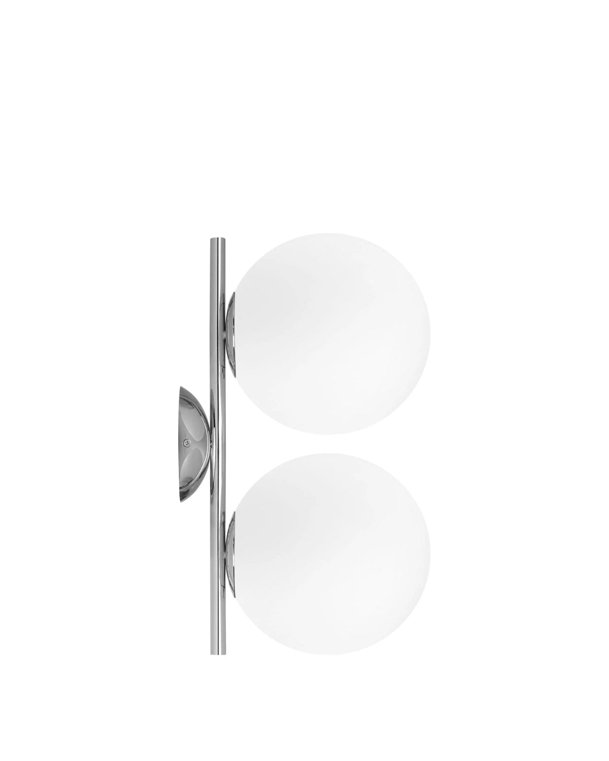 Balance 14™ double wall light | glass globe - chrome - lighting 14 | madorne
