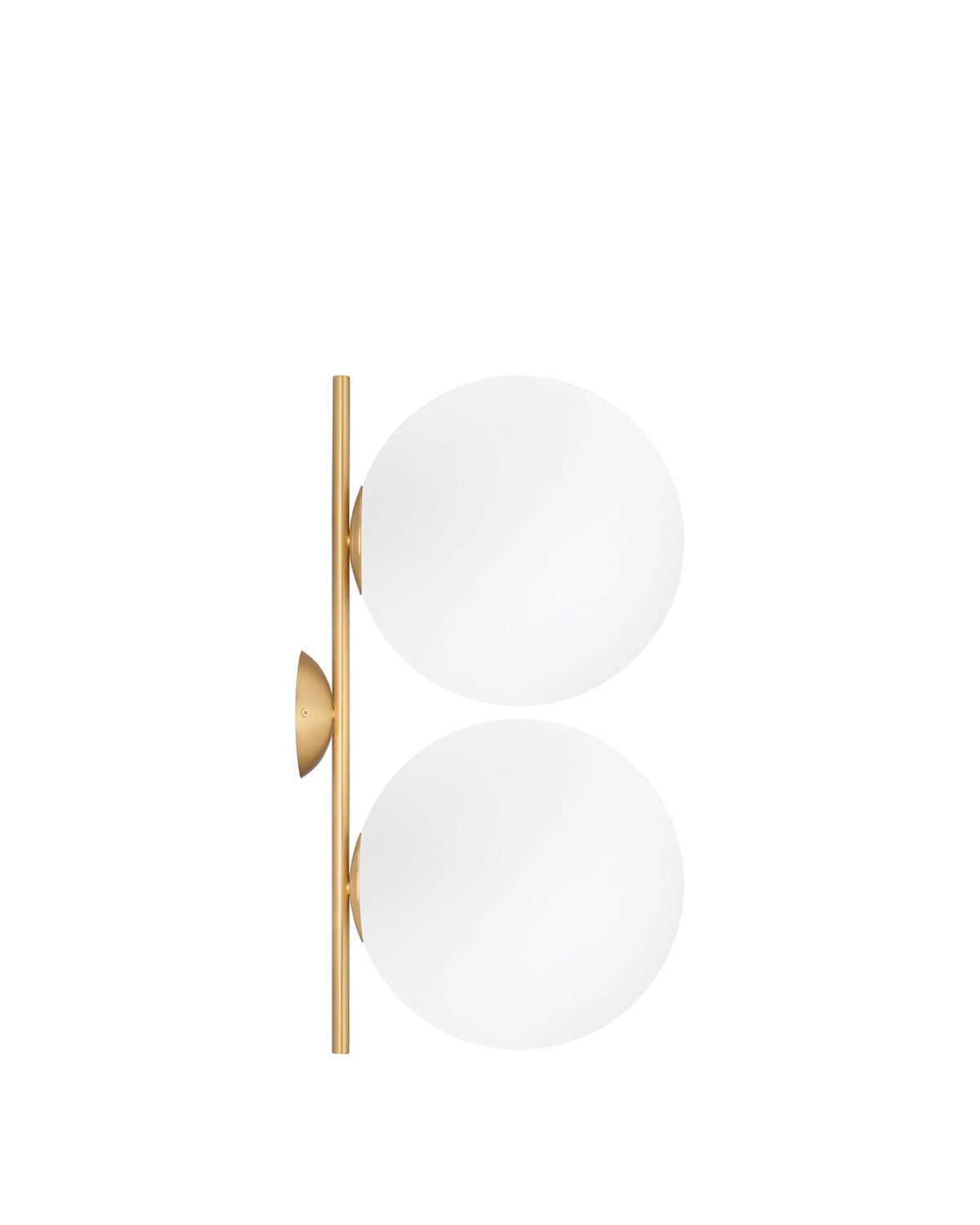 Balance 14™ double wall light | glass globes - brass - lighting 14 | or ceiling | madorne