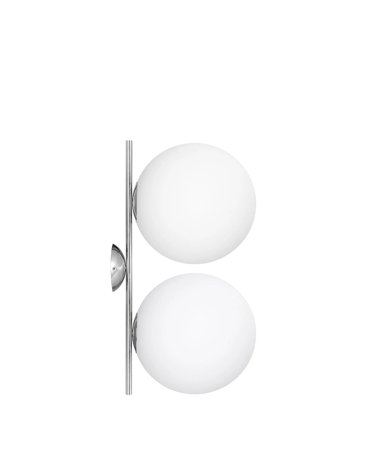 Balance 14™ double wall light | glass globes - chrome - lighting 14 | or ceiling | madorne