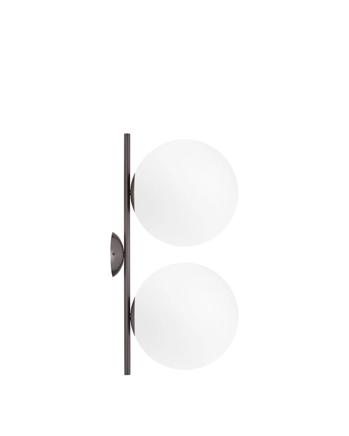 Balance 14™ double wall light | glass globes - pewter - lighting 14 | or ceiling | madorne