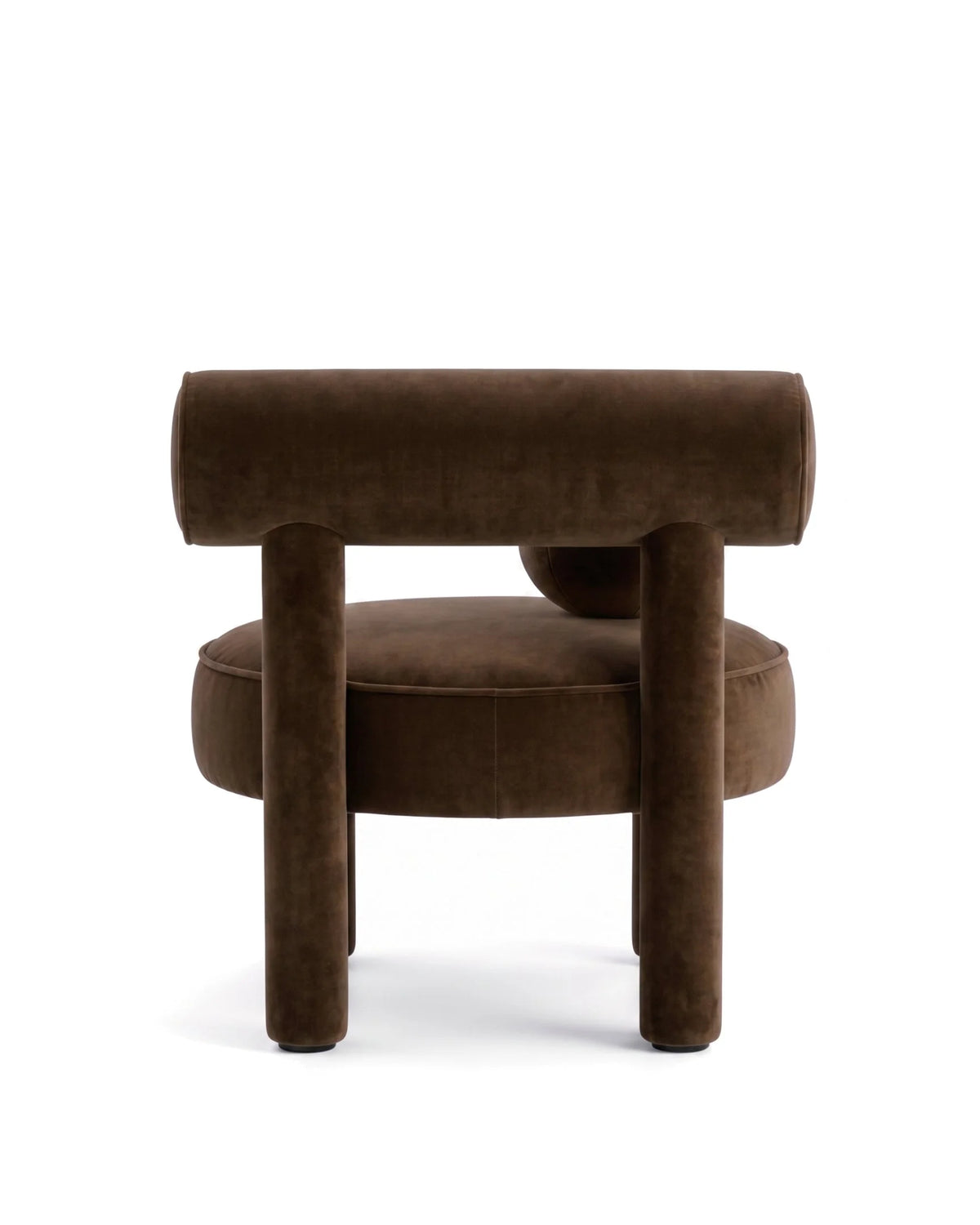 Bauhaus arc™ lounge chair | chocolate velvet - chairs low gropius cs1-inspired | madorne