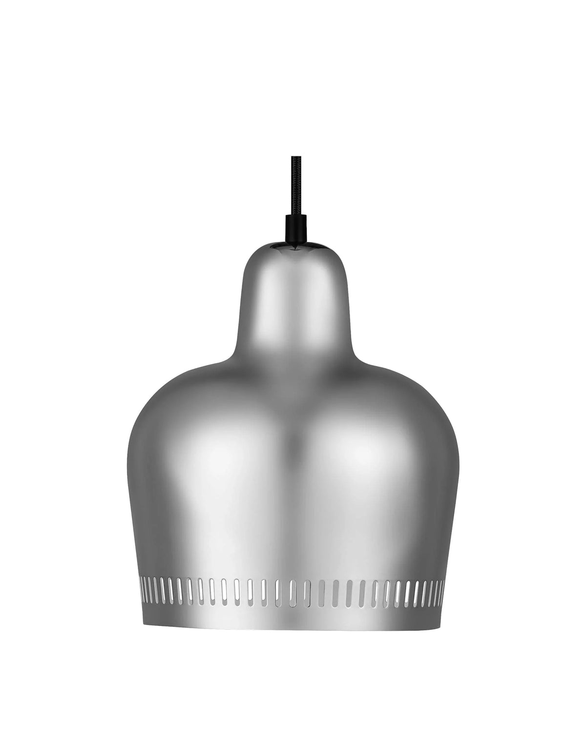 Bella™ pendant | aluminum and steel - chrome - lighting a330s golden bell pendant-inspired | madorne