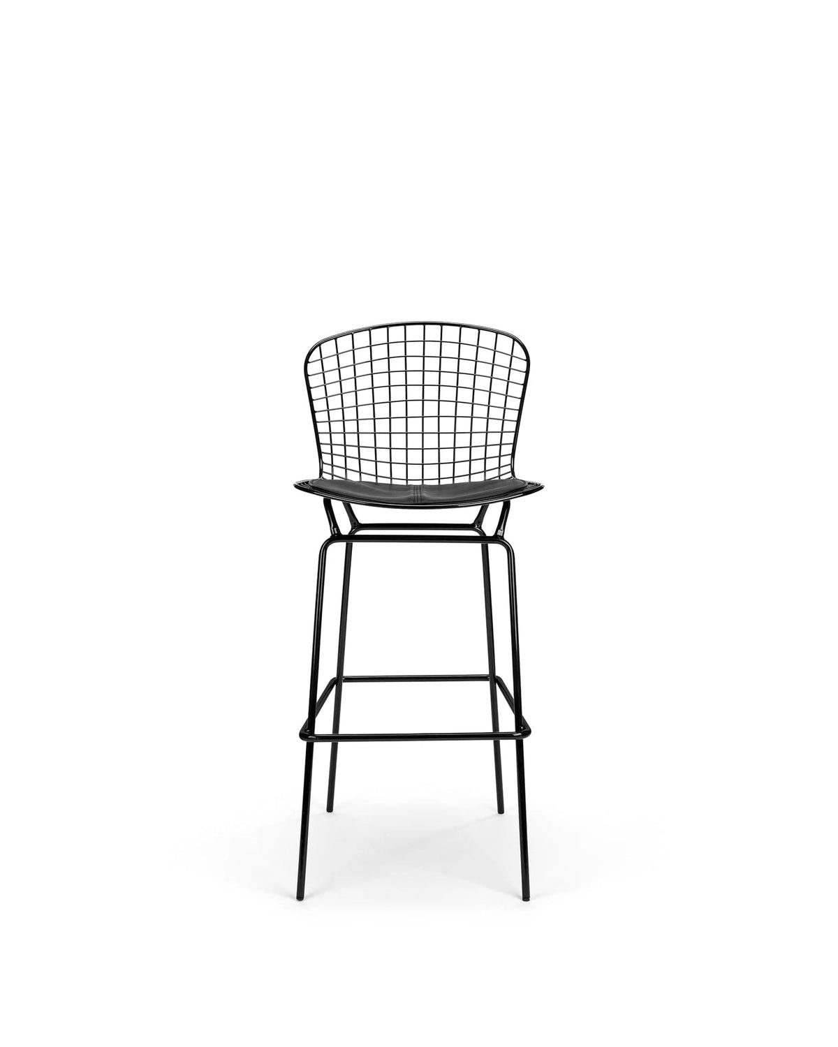 Berto™ bar stool | leather and chrome - black frame - & counter stools berto | modern | contemporary design | mad...