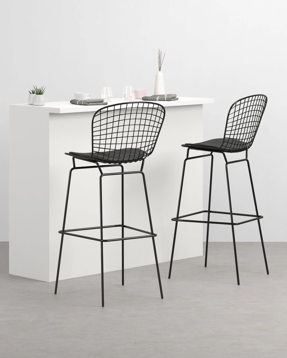 Berto™ bar stool | leather and chrome - & counter stools berto | modern | contemporary design | mad...