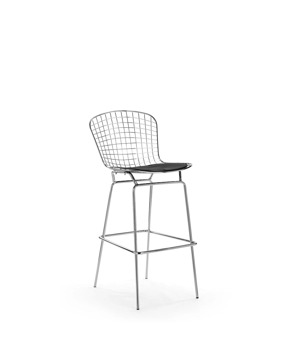 Berto™ bar stool | leather and chrome - & counter stools berto | modern | contemporary design | mad...