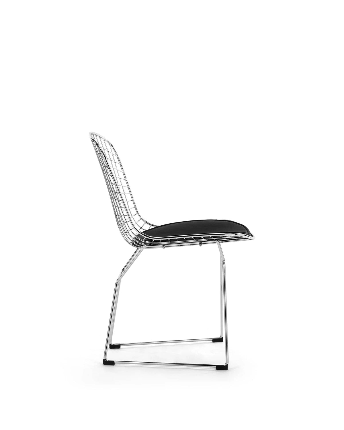 Berto sling 52™ side chair | leather and metal - dining chairs 52 inspired by bertoia