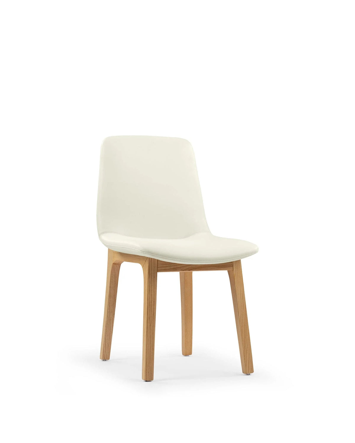 Blanc curve™ side chair | walnut-stained wood - dining chairs curve | designer | madorne