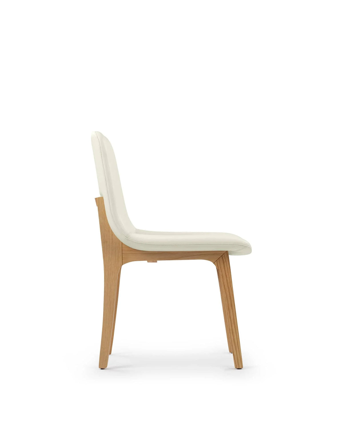 Blanc curve™ side chair | walnut-stained wood - dining chairs curve | designer | madorne