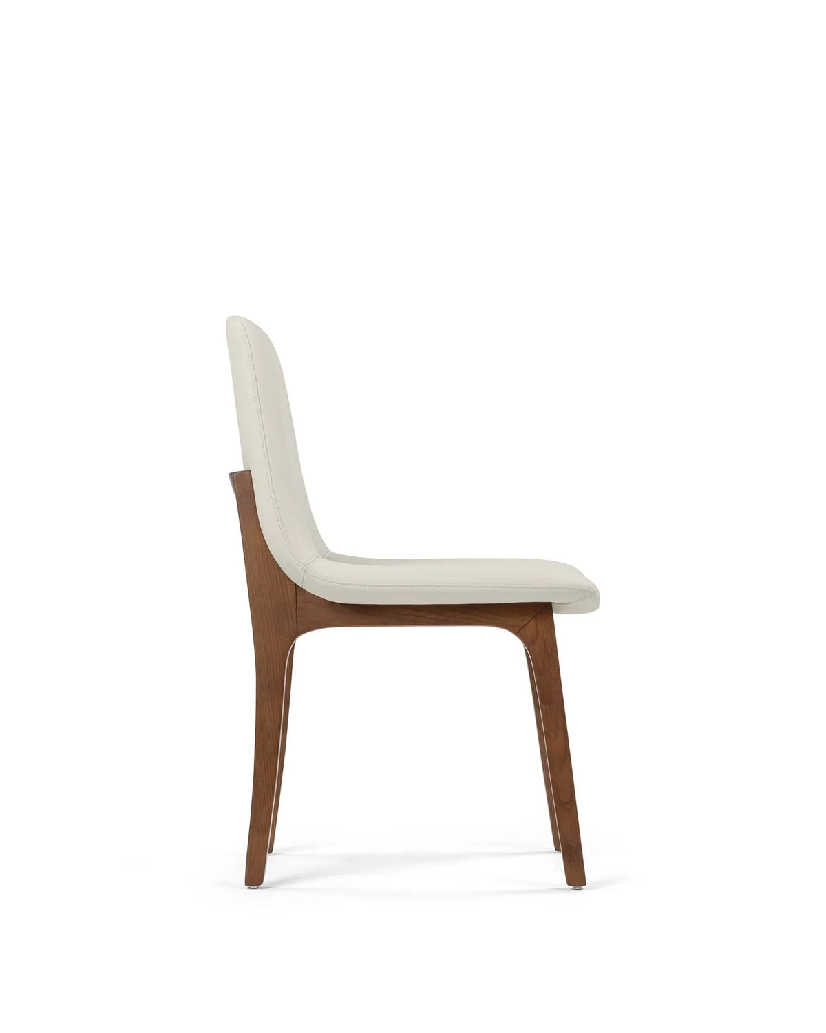 Blanc curve™ side chair | walnut-stained wood - dining chairs curve | designer | madorne
