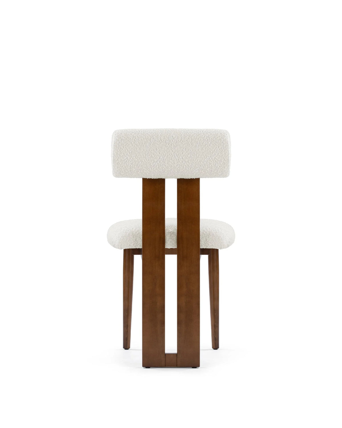 Boma dining™ chair | white boucle wool - dining chairs hippo chair-inspired | madorne