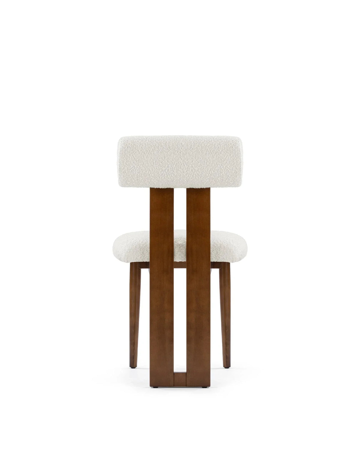 Boma dining™ chair | white boucle wool - dining chairs hippo chair-inspired | madorne