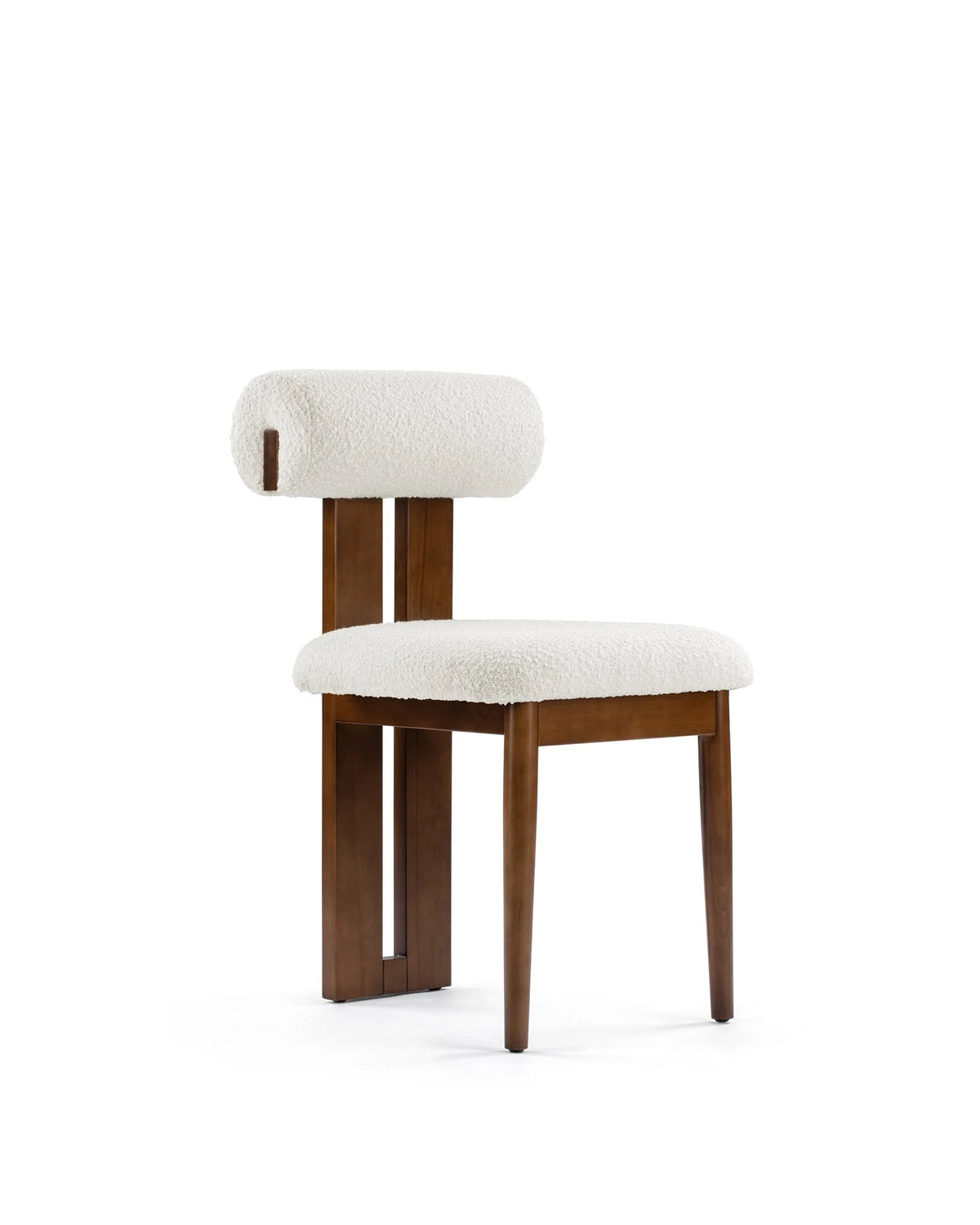Boma dining™ chair | white boucle wool - dining chairs hippo chair-inspired | madorne