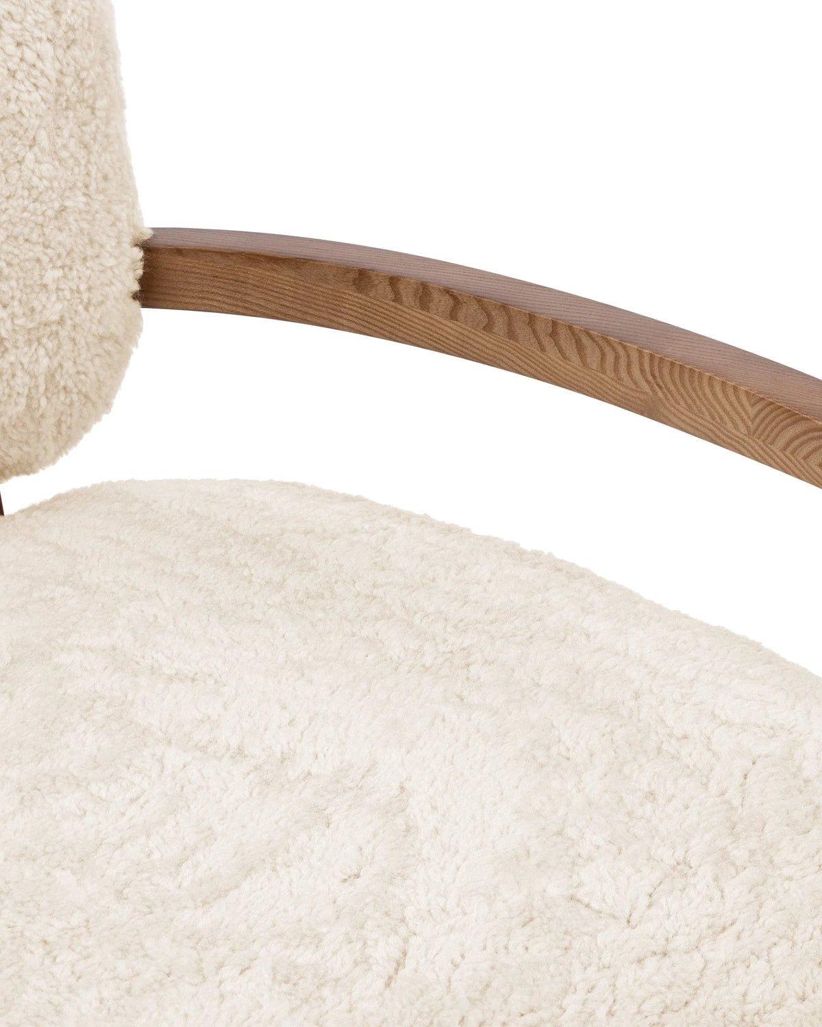 Caba™ lounge chair | textured upholstery and walnut - chairs caba | modern | madorne