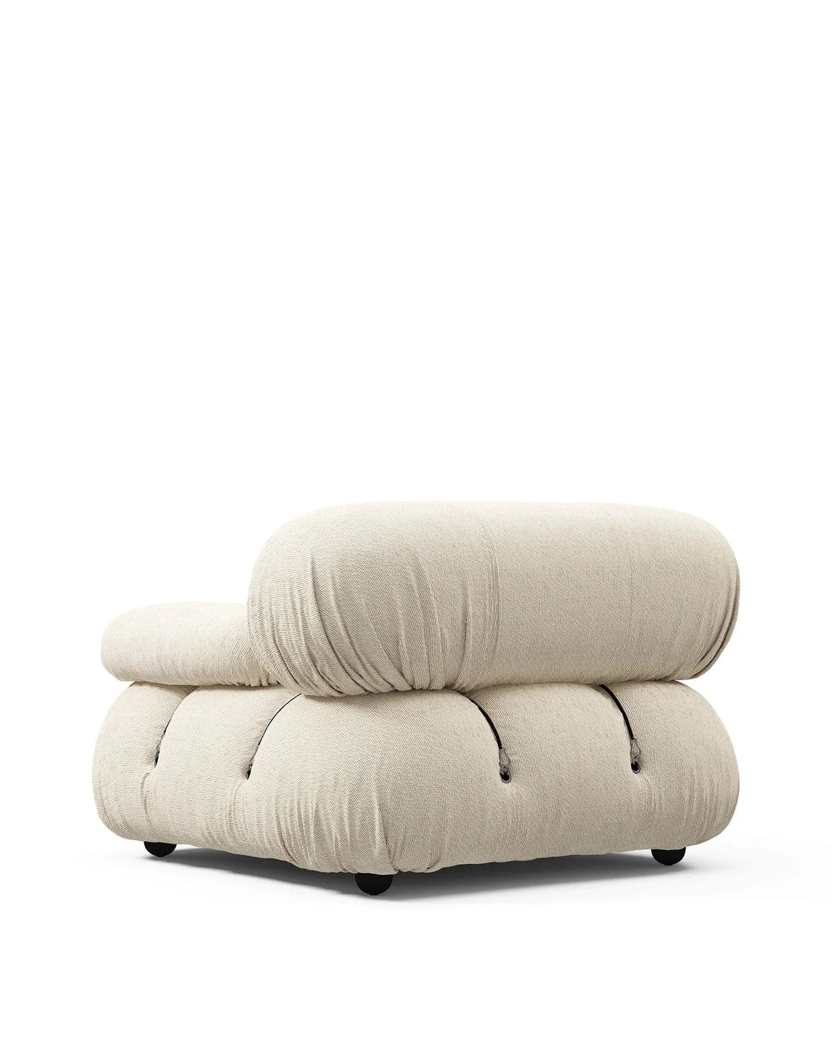 Camaleon 70 outdoor™ module right arm | cream chunky performance weave (outdoor) - modules outdoor | designer modular