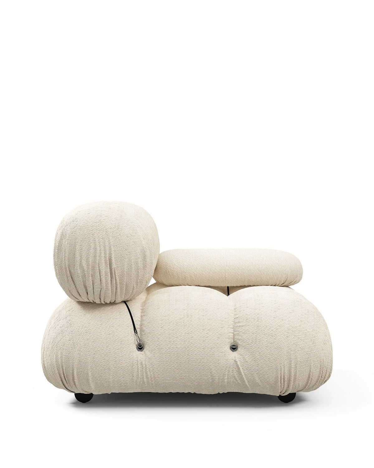 Camaleon 70 outdoor™ module right arm | cream chunky performance weave (outdoor) - modules outdoor | designer modular