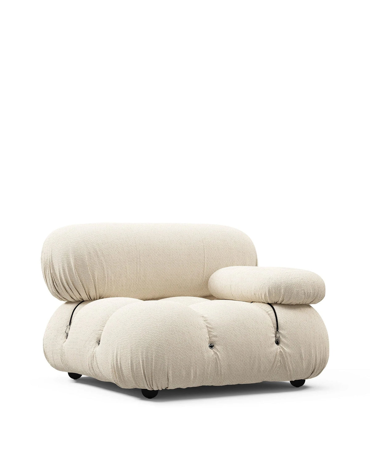 Camaleon 70 outdoor™ module right arm | cream chunky performance weave (outdoor) - modules outdoor | designer modular