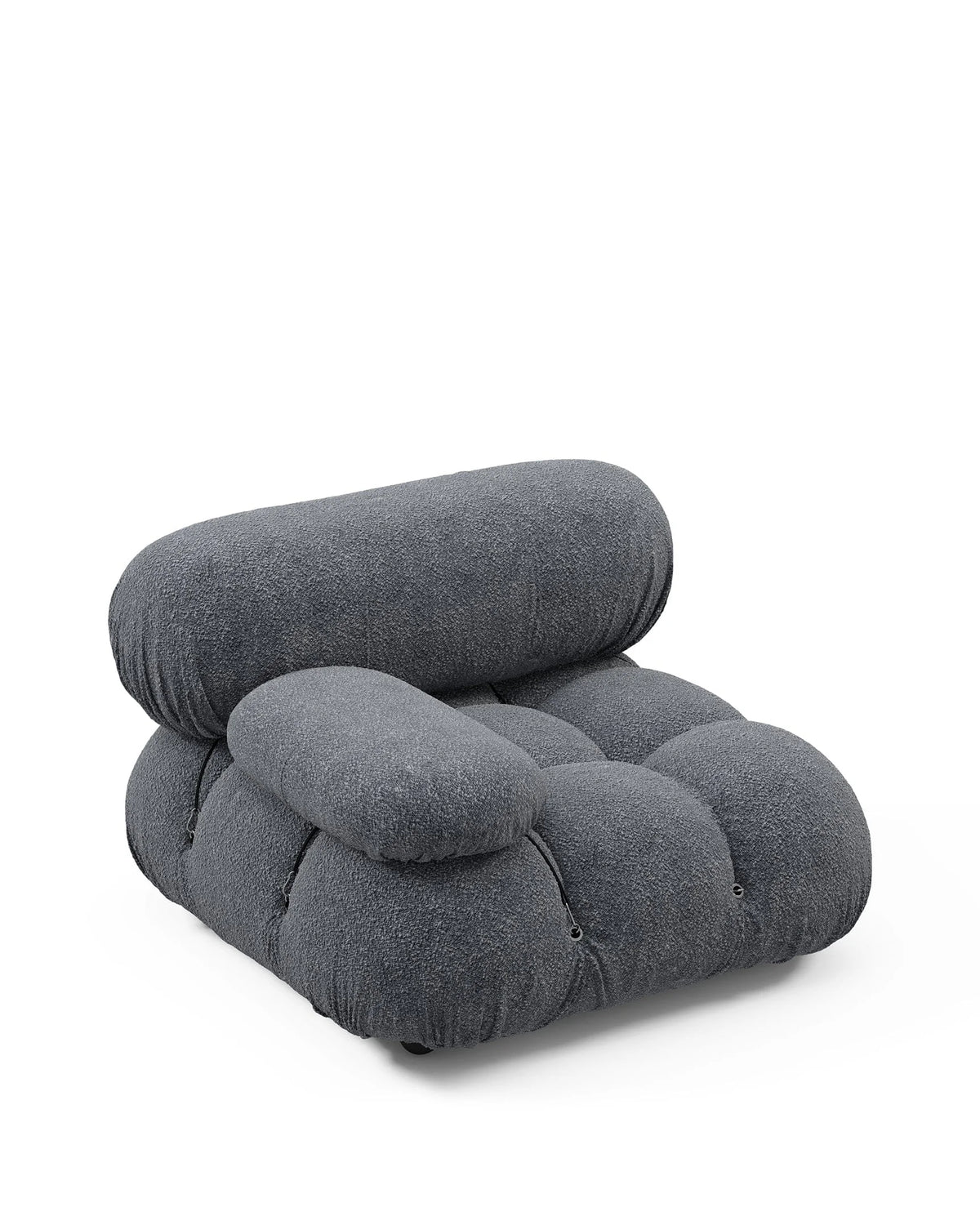 Cameleon 70™ left-arm module | deep tufting - modules 70 | modular sofa element | madorne