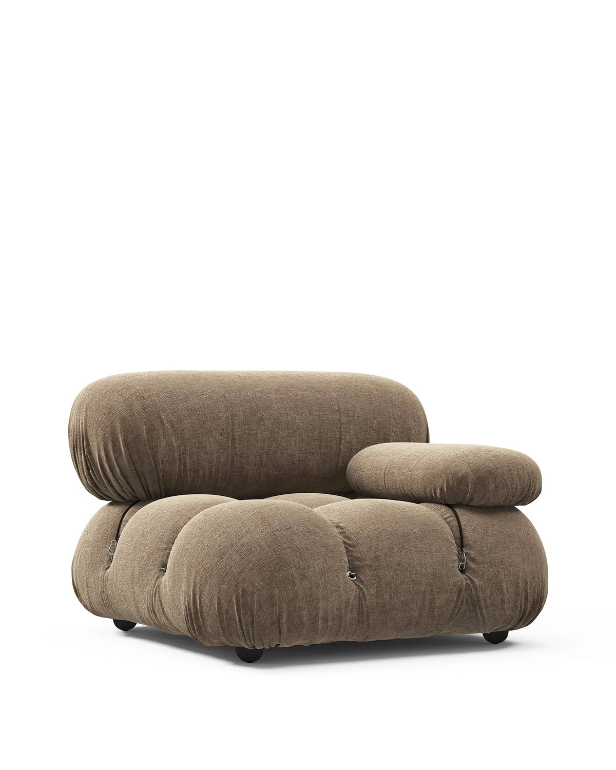 Cameleon 70™ right-arm module | deep tufting - modules 70 | modular sofa element | madorne