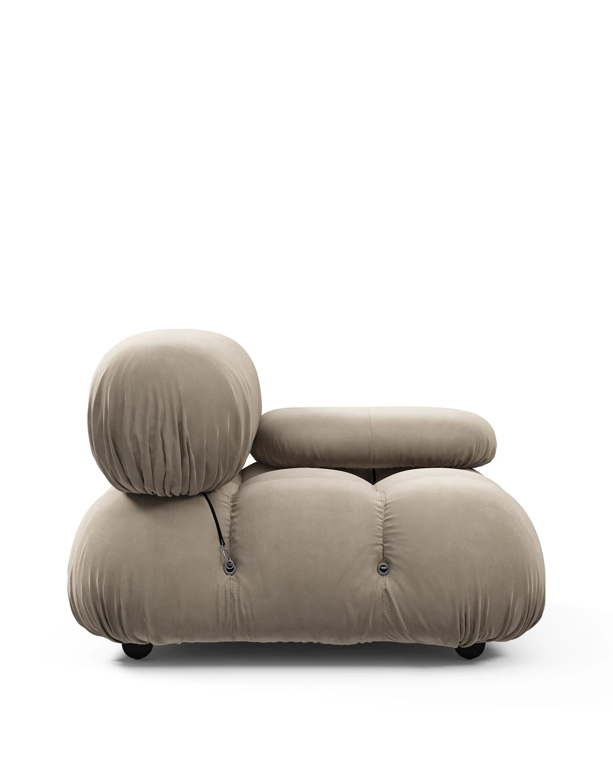 Cameleon 70™ right-arm module | deep tufting - modules 70 | modular sofa element | madorne