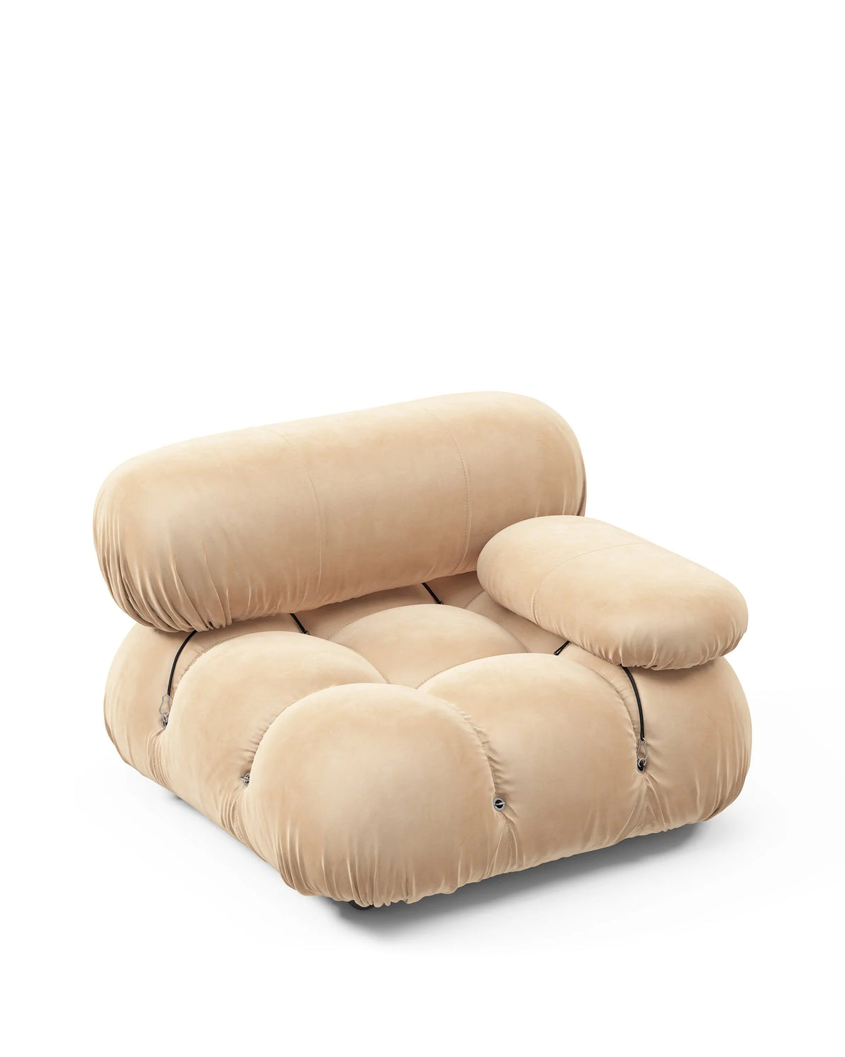 Cameleon 70™ right-arm module | deep tufting - modules 70 | modular sofa element | madorne