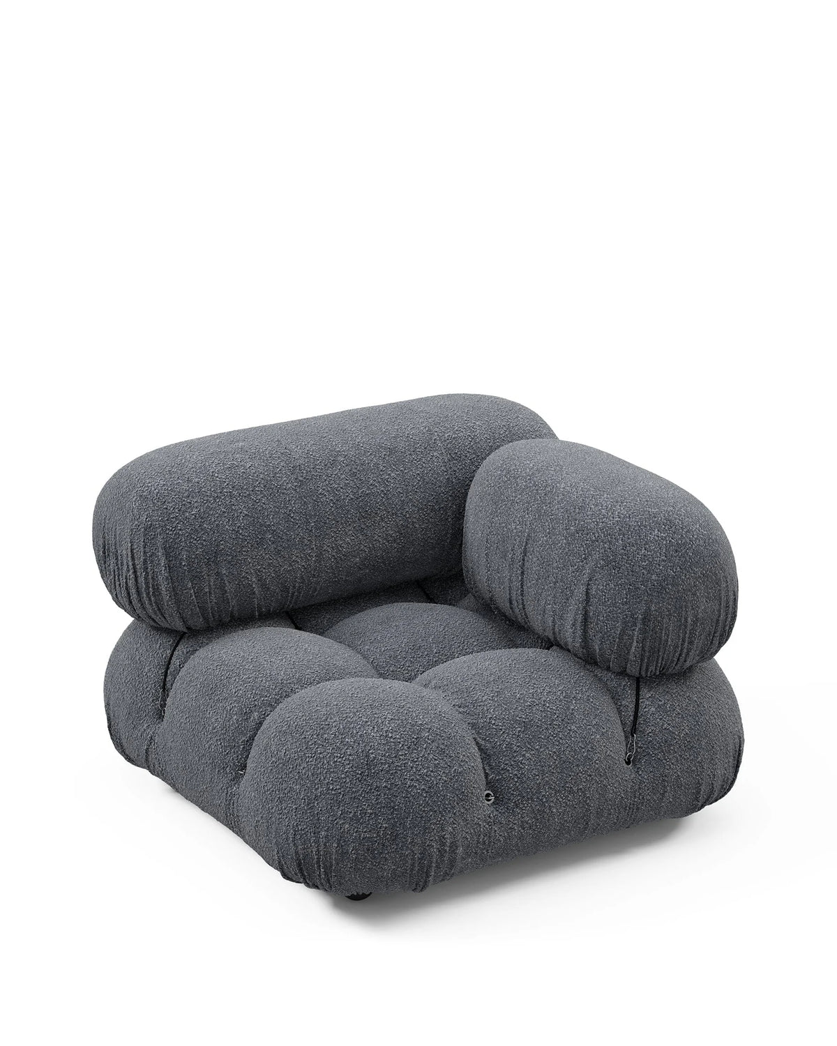 Cameleon 70™ right-corner module | deep tufting - modules 70 | modular sofa element | madorne