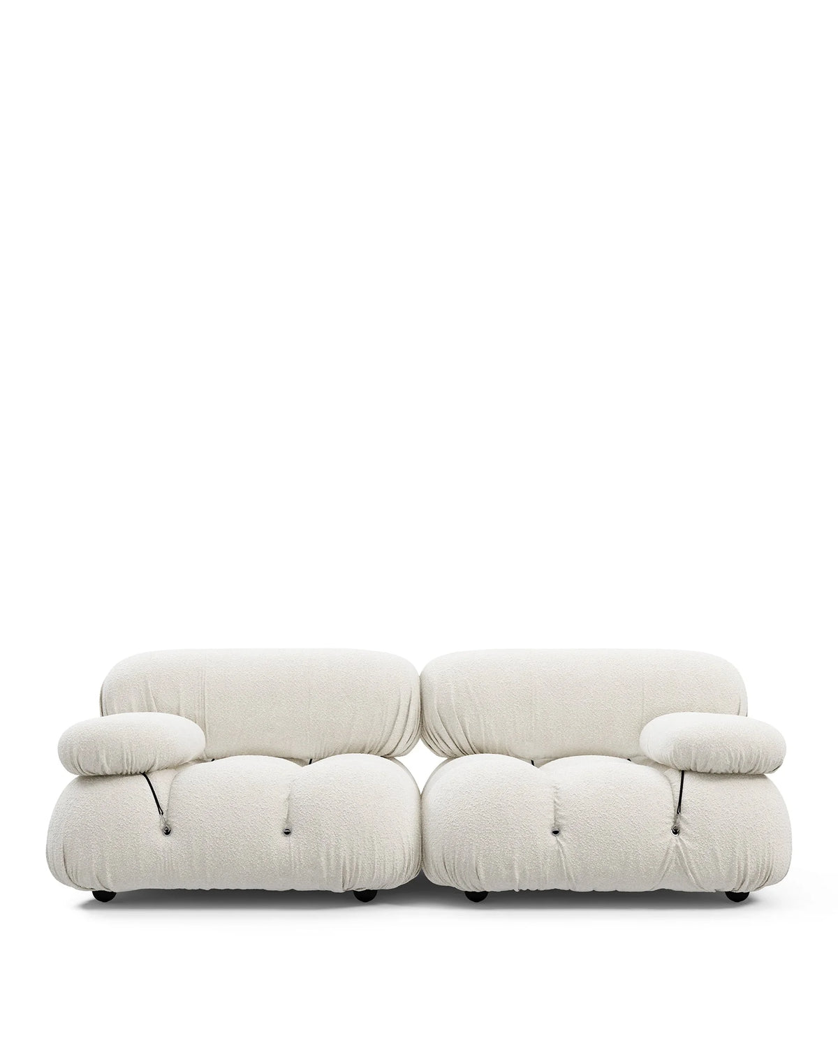 Cameleon 70™ two-seater sofa | modular tufting - white boucle - 2 seaters 70 | designer | madorne