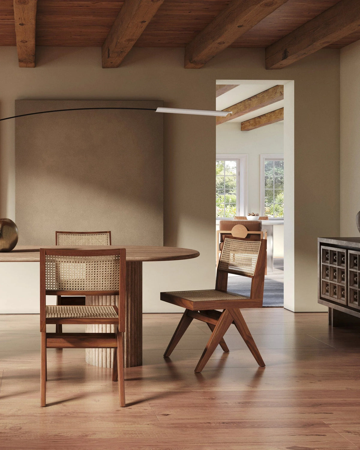Capitol 50™ dining chair | cane and solid wood - chairs 50 | madorne