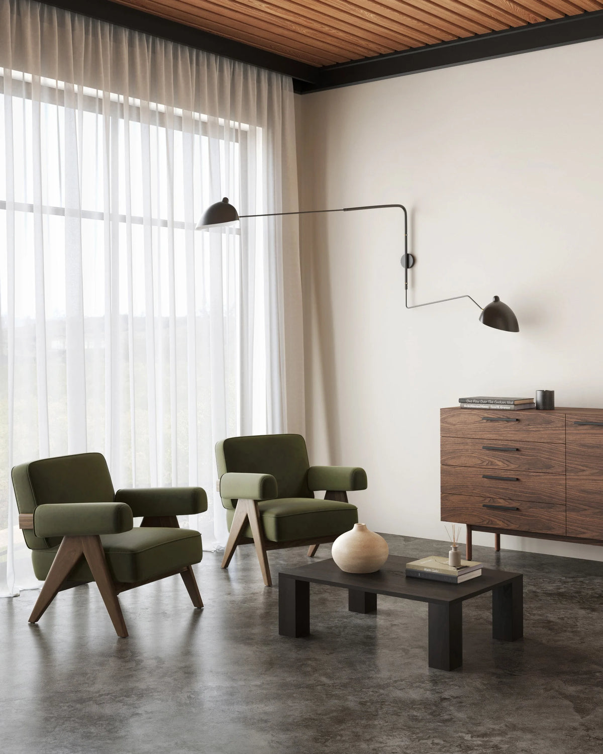 Capitol 50™ upholstered lounge chair | compass legs - chairs 50 | madorne