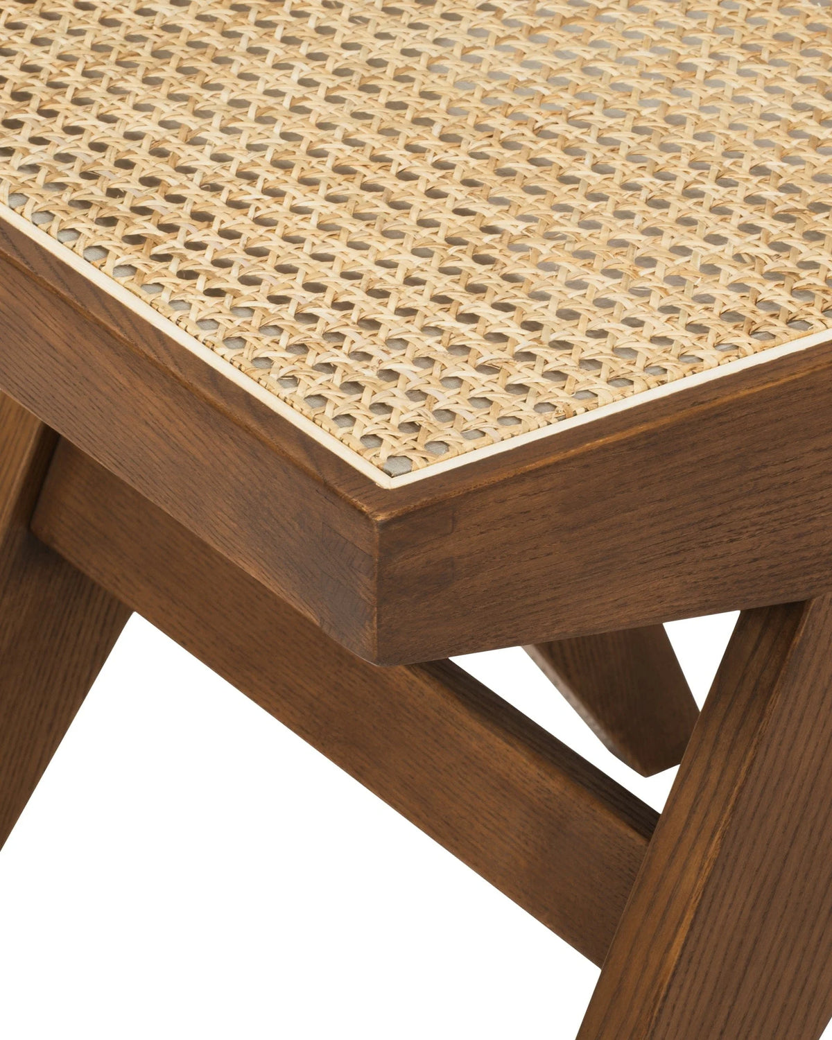 Capitol weave™ stool | walnut - low - stools & ottomans weave | modern ottoman | madorne