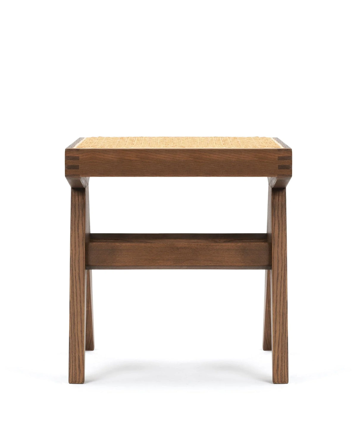 Capitol weave™ stool | walnut - low - stools & ottomans weave | modern ottoman | madorne