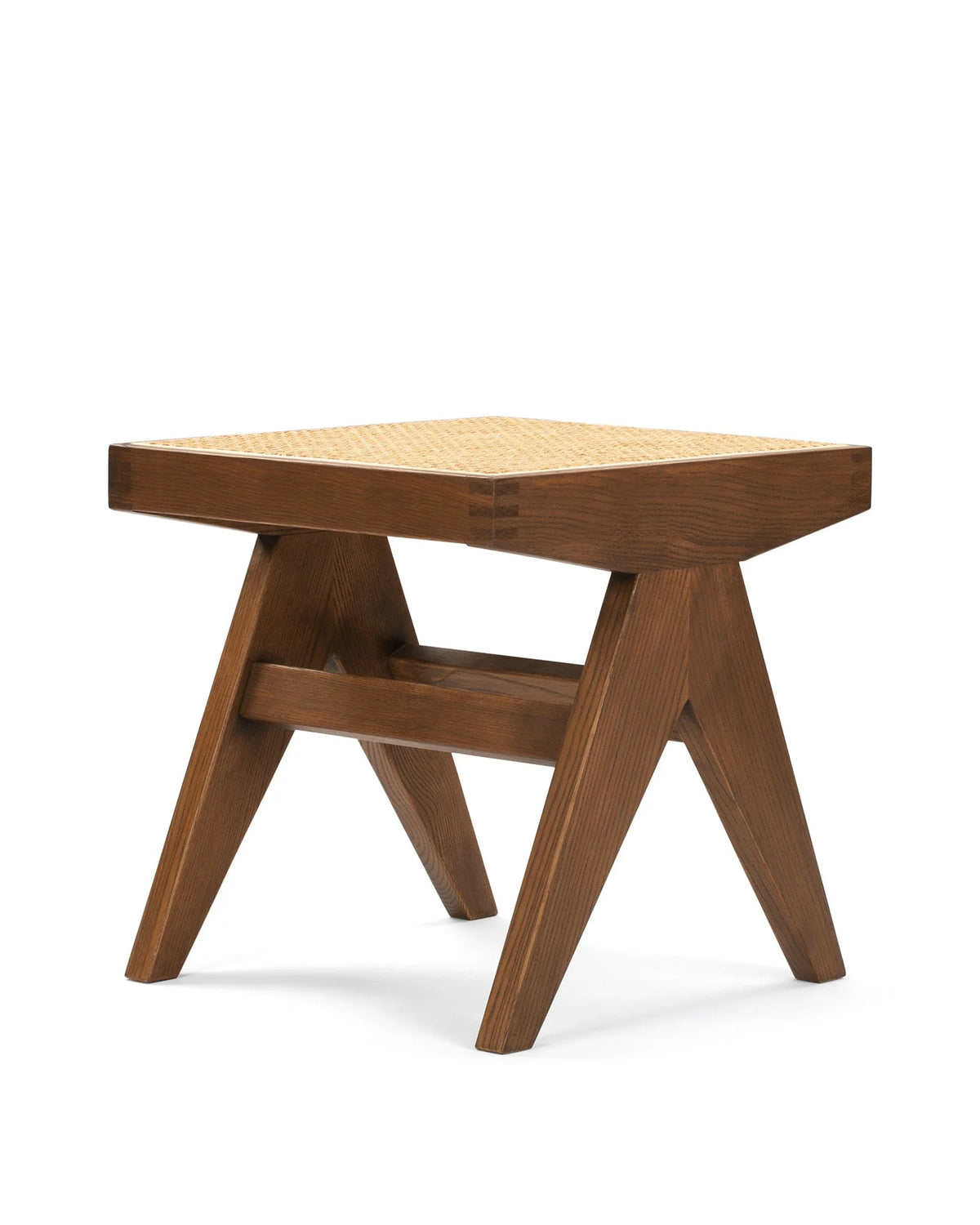 Capitol weave™ stool | walnut - low - stools & ottomans weave | modern ottoman | madorne